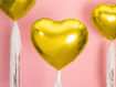 Picture of FOIL BALLOON HEART GOLD 18 INCH